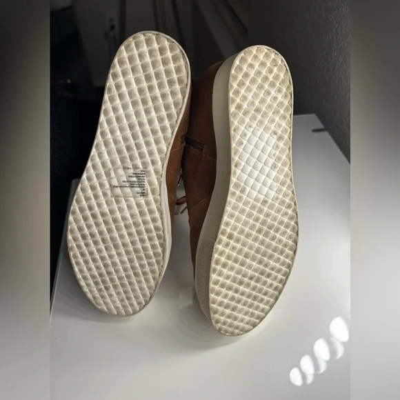 Steve Madden brown leather and fabric shoes - Picture 5 of 6